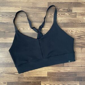 Balance Collection Black Sports Bra Small